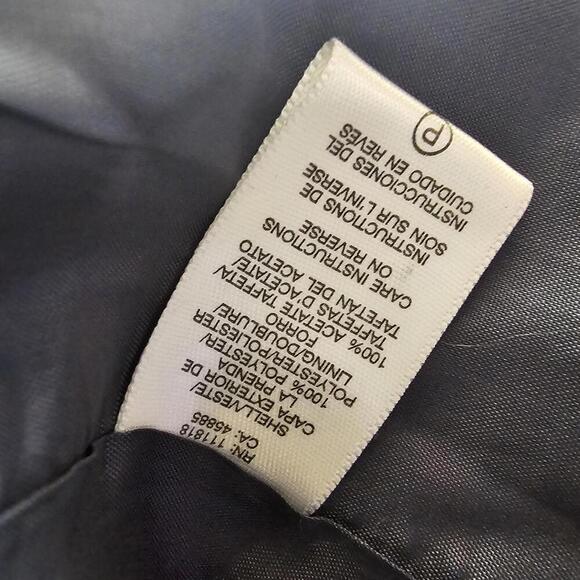 Michael Kors Checkered Trench Coat in Purple and Gray - Picture 6 of 6